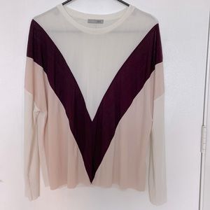 Color block Zara top